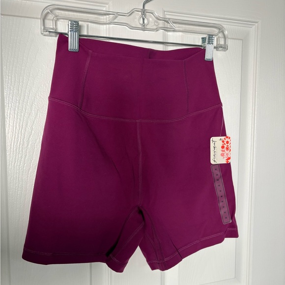 FP Movement by Free People Pants - FP Movement by Free People Magenta Bike Shorts